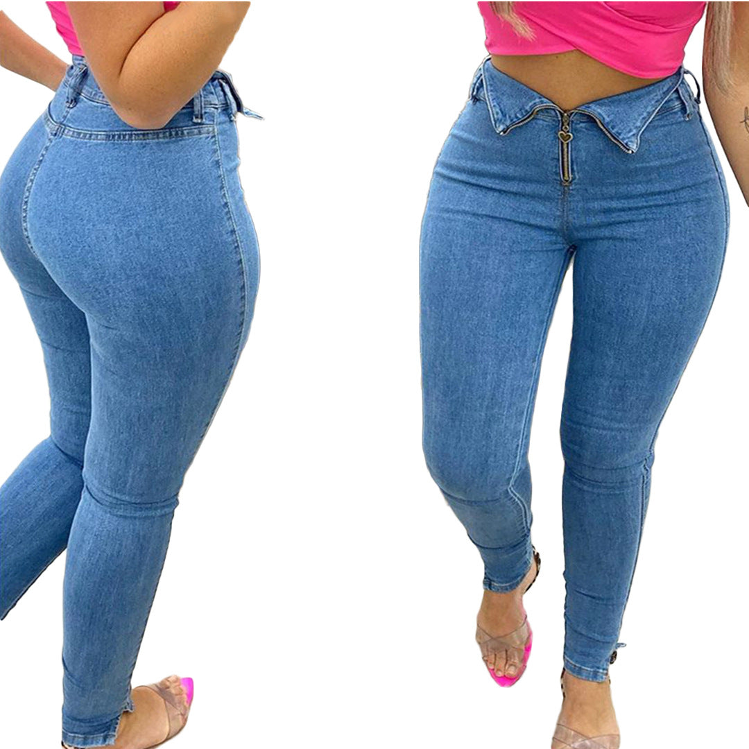 Fashion Casual Jeans with Embellishments Fashion Casual Jeans with Embellishments